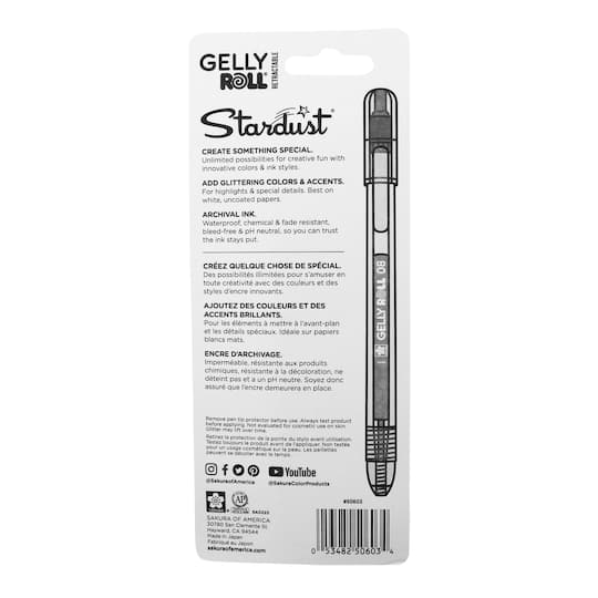 Gelly Roll® Stardust® Medium Retractable Pen Set